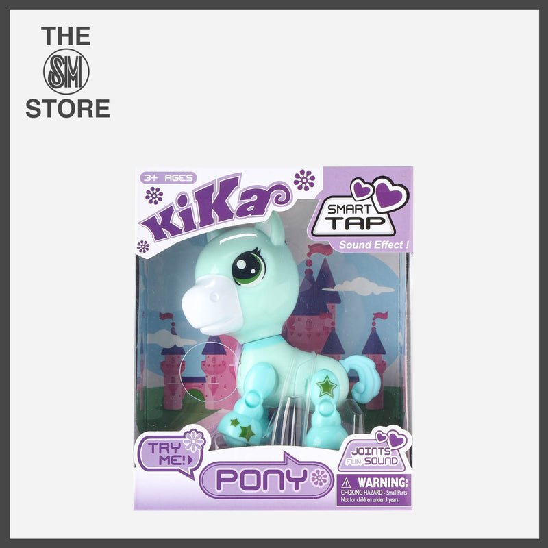 Toy Kingdom Kika Pony with Sounds and Accessories _ Blue