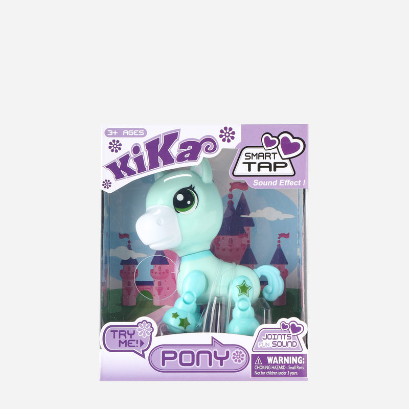 Toy Kingdom Kika Pony with Sounds and Accessories _ Blue