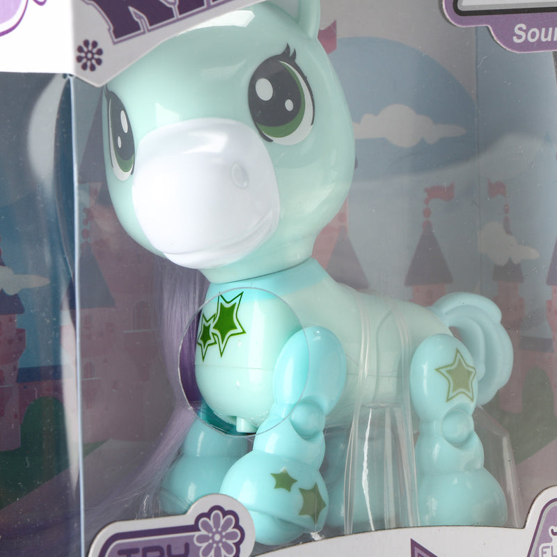 Toy Kingdom Kika Pony with Sounds and Accessories _ Blue