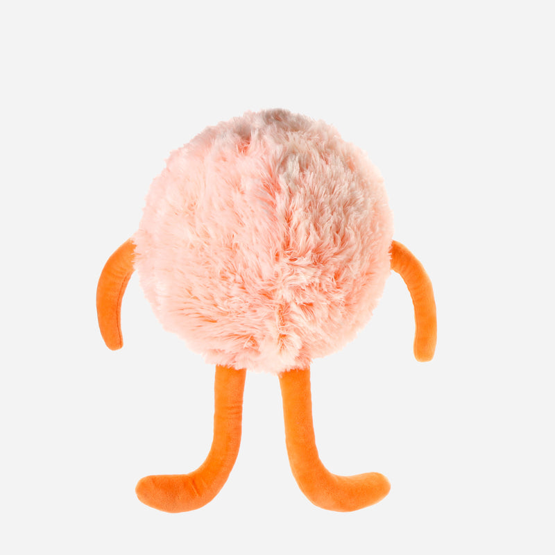 Toy Kingdom Fuzzy Ball _ Orange