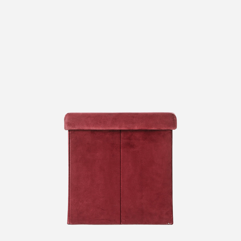 SM Home Folding Large Ottoman and Storage _ Maroon