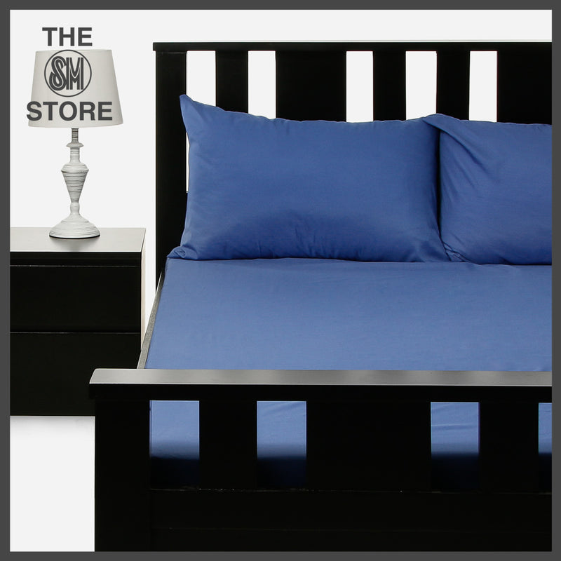 V&E 3-Piece Full Size Bedding Set _ Royal Blue