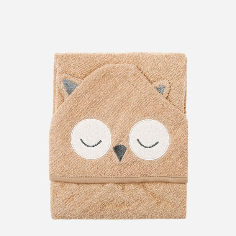 Bloom Hooded Towel 26x30in. _ Owl