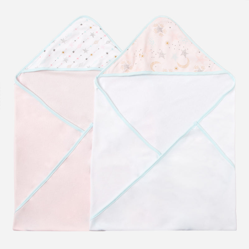 Bloom 2-Pack Hooded Towel 26x30in. _ Stars