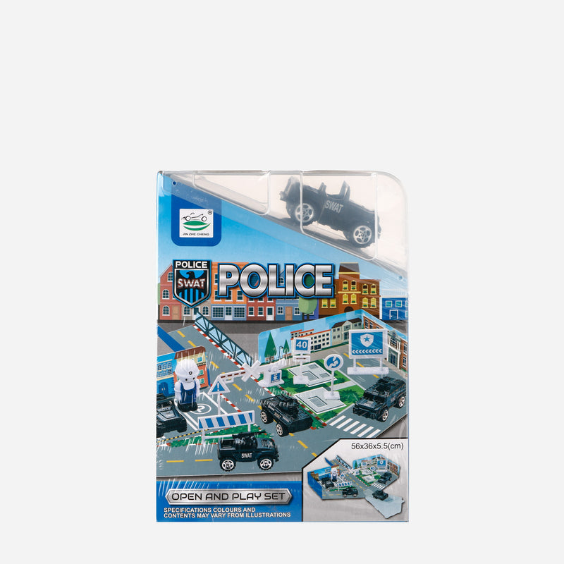 Toy Kingdom Police Swat Open Play Set