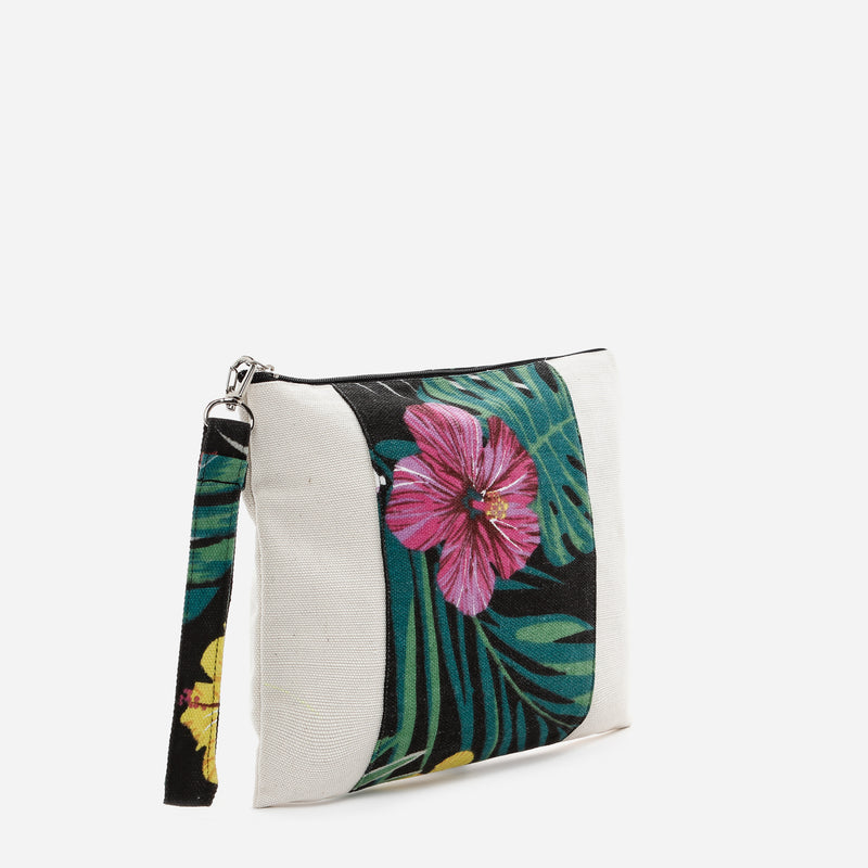 Tropiko by Kultura Ladies_ Floral Panel Pouch