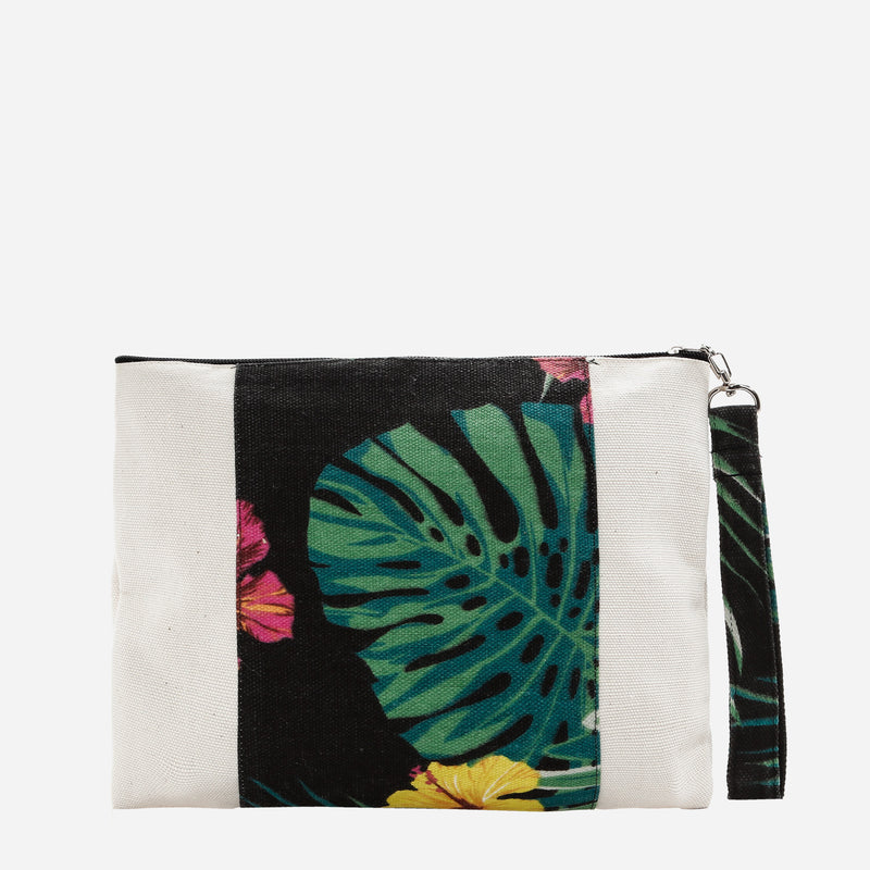 Tropiko by Kultura Ladies_ Floral Panel Pouch