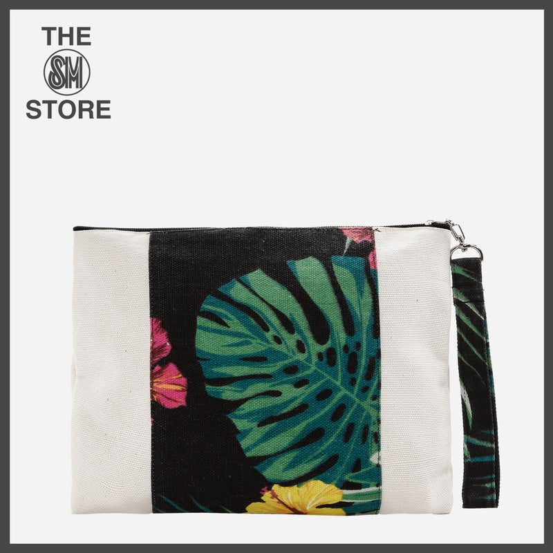 Tropiko by Kultura Ladies_ Floral Panel Pouch