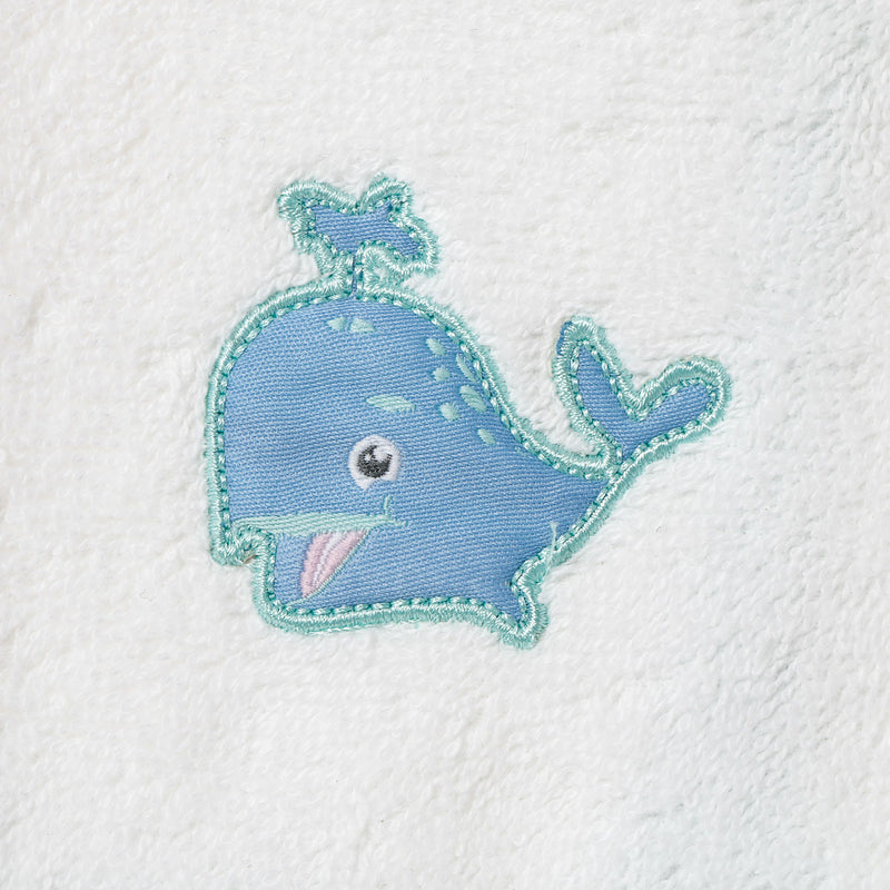 Baby Martel Whale Patch Towel