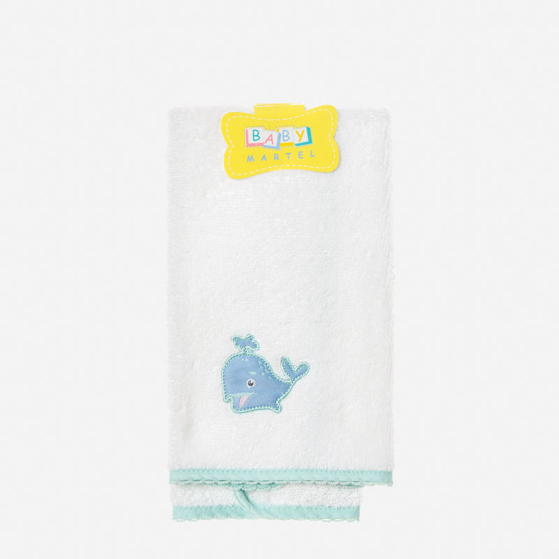 Baby Martel Whale Patch Towel