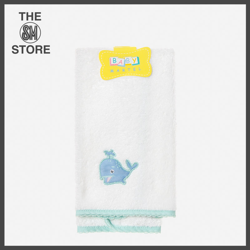 Baby Martel Whale Patch Towel