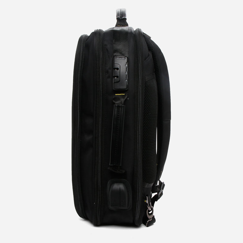 Beverly Hills 095 2-Way Laptop Bag and Backpack in Black