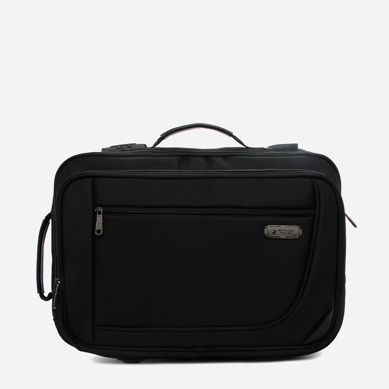 Beverly Hills 095 2-Way Laptop Bag and Backpack in Black