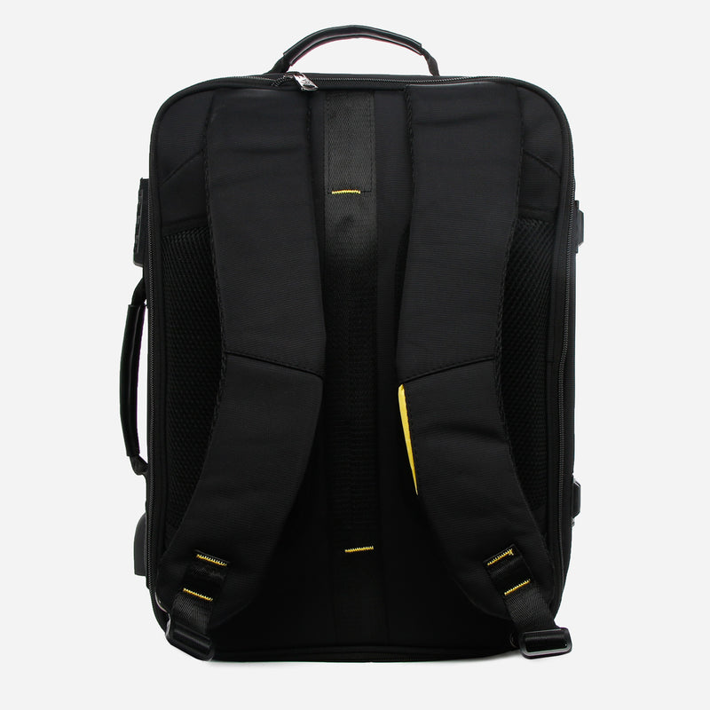 Beverly Hills 095 2-Way Laptop Bag and Backpack in Black