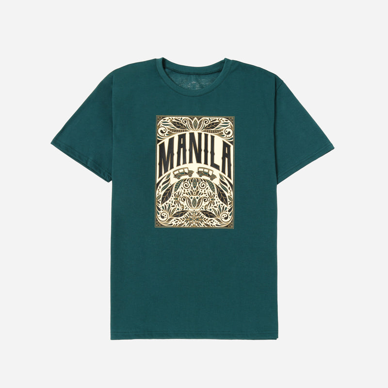 MENSCLRTSM/GREEN/S/NODIM KAMISA BY KULTURA MENS MANILA GRAPHIC TEE