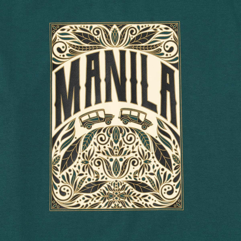 MENSCLRTSM/GREEN/S/NODIM KAMISA BY KULTURA MENS MANILA GRAPHIC TEE