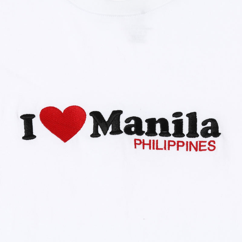 MENSCLRTSE/WHITE/L/NODIM KAMISA BY KULTURA I LOVE MANILA EMBROIDERED TEE