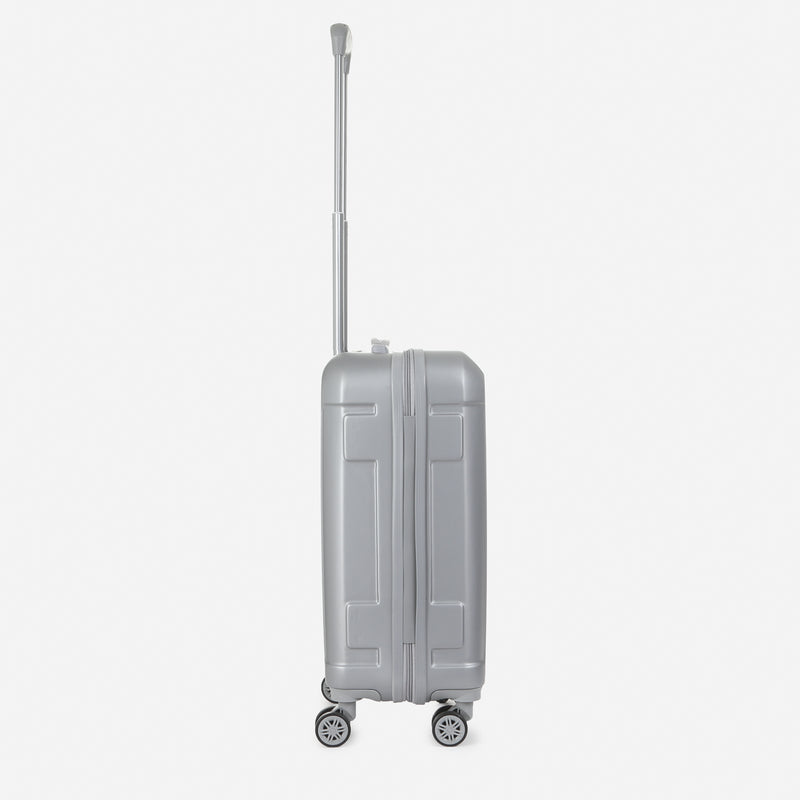 Travel Basic Ciao Specials Dionne 20-Inch Hard Case Luggage in Gray