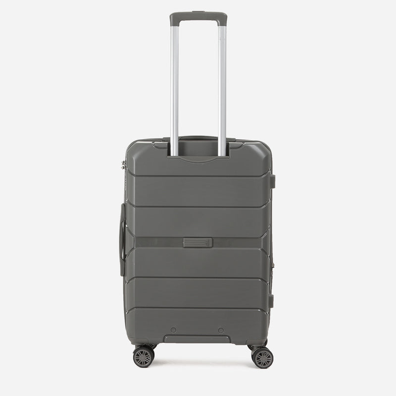 Travel Basic KX TB Giana 24-Inch Hard Case Luggage in Silver