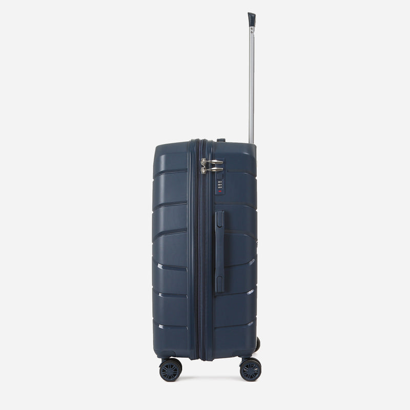 Travel Basic KX TB Giana 24-Inch Hard Case Luggage in Navy Blue