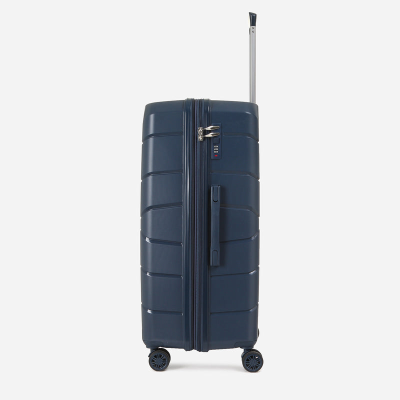 Travel Basic KX TB Giana 28-Inch Hard Case Luggage in Navy Blue