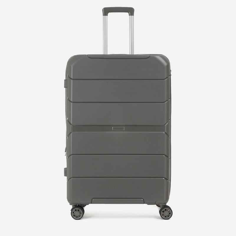 Travel Basic KX TB Giana 28-Inch Hard Case Luggage in Silver