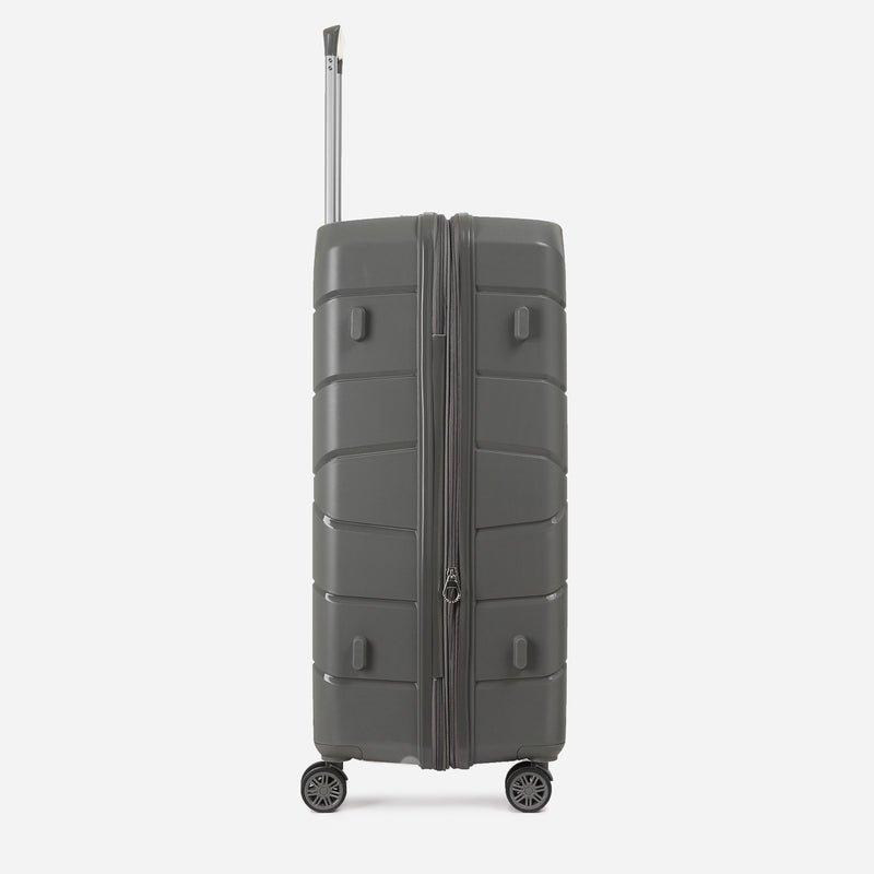 Travel Basic KX TB Giana 28-Inch Hard Case Luggage in Silver