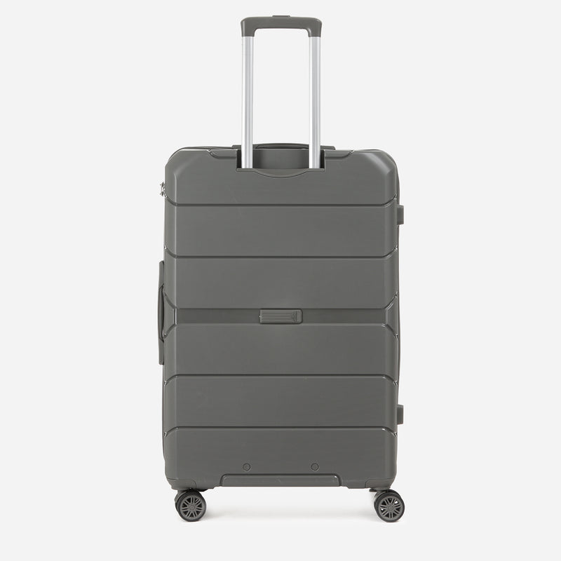 Travel Basic KX TB Giana 28-Inch Hard Case Luggage in Silver