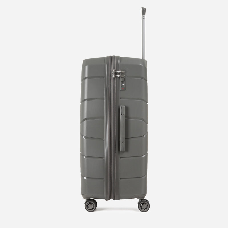 Travel Basic KX TB Giana 28-Inch Hard Case Luggage in Silver