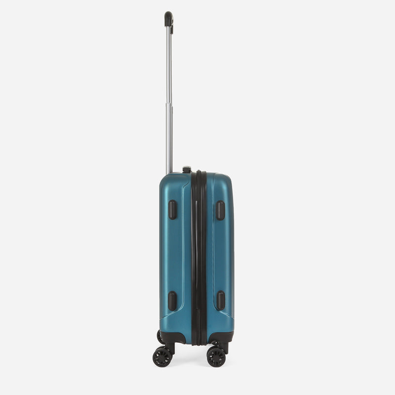 Travel Basic KX TB Gwen 20-Inch Hard Case Luggage in Teal Blue