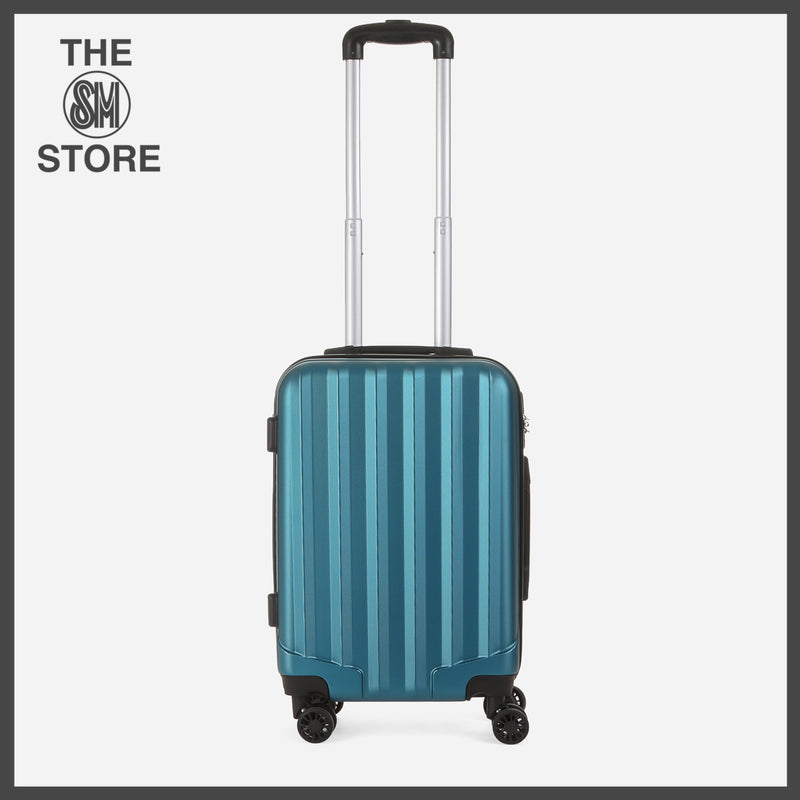 Travel Basic KX TB Gwen 20-Inch Hard Case Luggage in Teal Blue