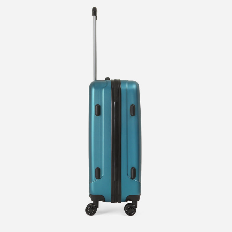 Travel Basic KX TB Gwen 24-Inch Hard Case Luggage in Teal Blue