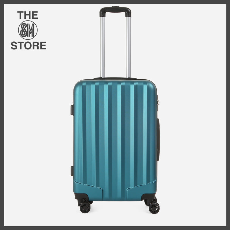 Travel Basic KX TB Gwen 24-Inch Hard Case Luggage in Teal Blue