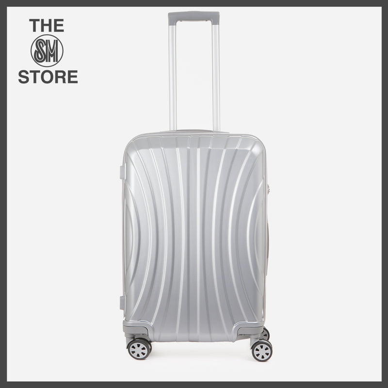 Travel Basic KX TB Dolly 24-Inch Hard Case Luggage in Silver