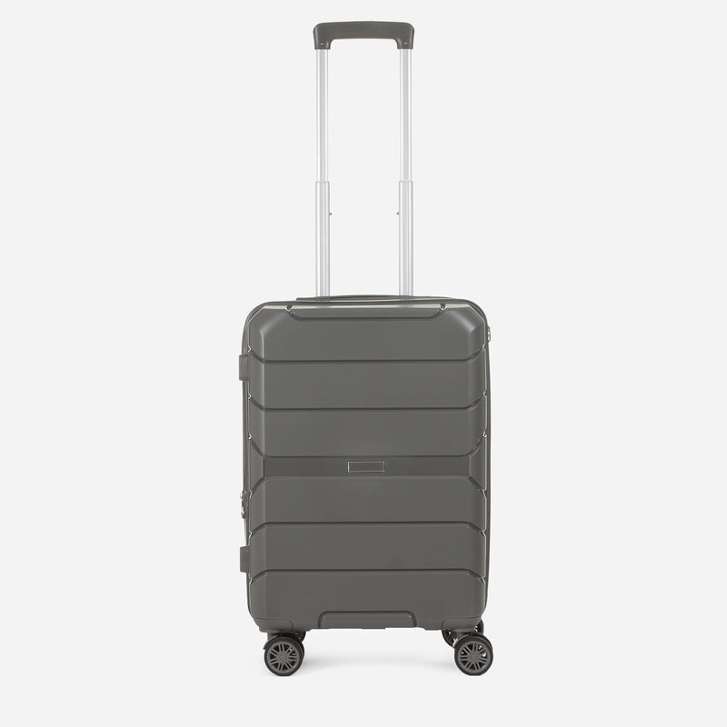 Travel Basic KX TB Giana 20-Inch Hard Case Luggage in Silver