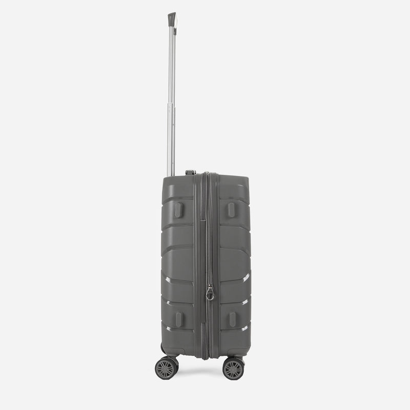 Travel Basic KX TB Giana 20-Inch Hard Case Luggage in Silver