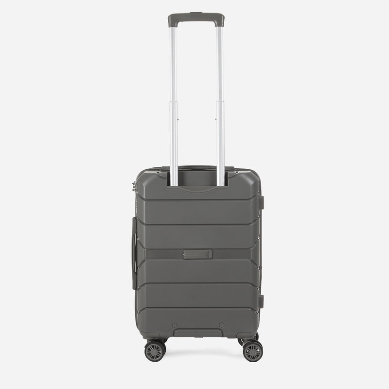 Travel Basic KX TB Giana 20-Inch Hard Case Luggage in Silver