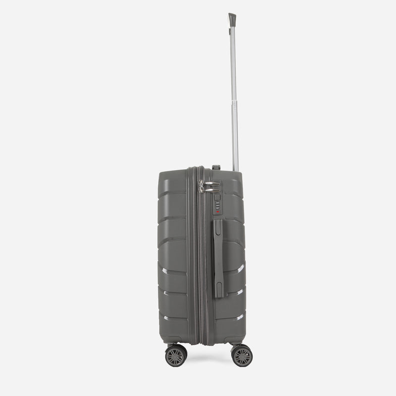 Travel Basic KX TB Giana 20-Inch Hard Case Luggage in Silver