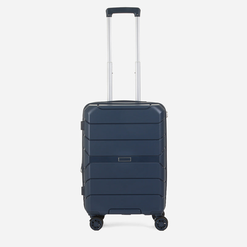 Travel Basic KX TB Giana 20-Inch Hard Case Luggage in Navy Blue