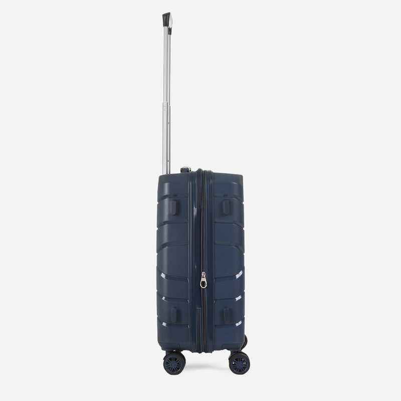 Travel Basic KX TB Giana 20-Inch Hard Case Luggage in Navy Blue