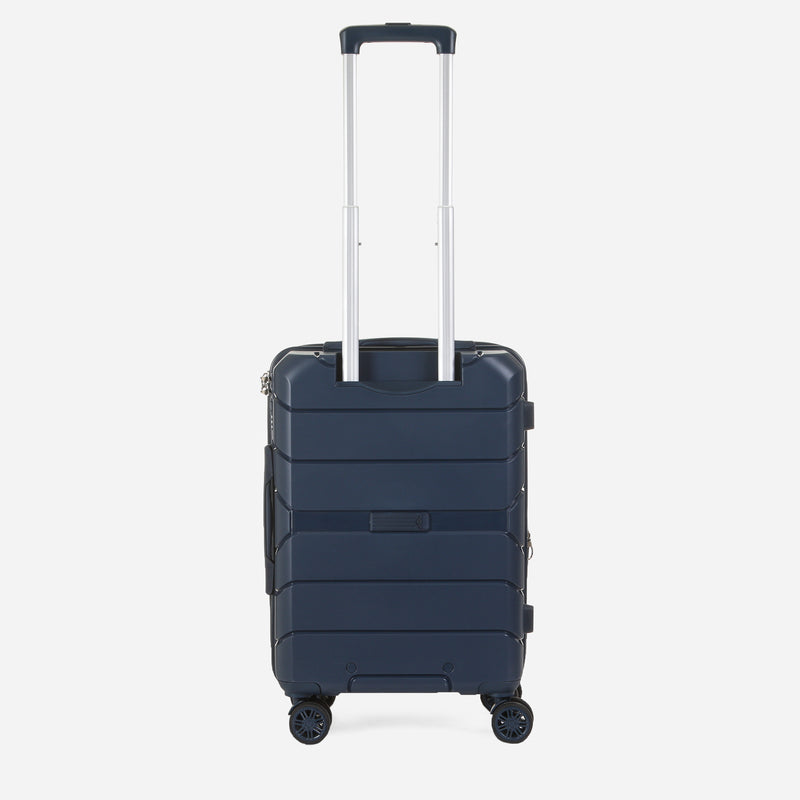 Travel Basic KX TB Giana 20-Inch Hard Case Luggage in Navy Blue