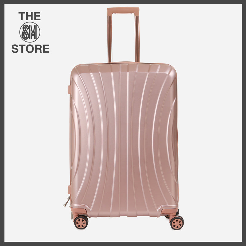 Travel Basic KX TB Dolly 28-Inch Hard Case Luggage in Rose Gold