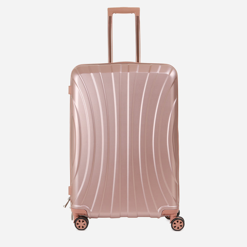 Travel Basic KX TB Dolly 28-Inch Hard Case Luggage in Rose Gold