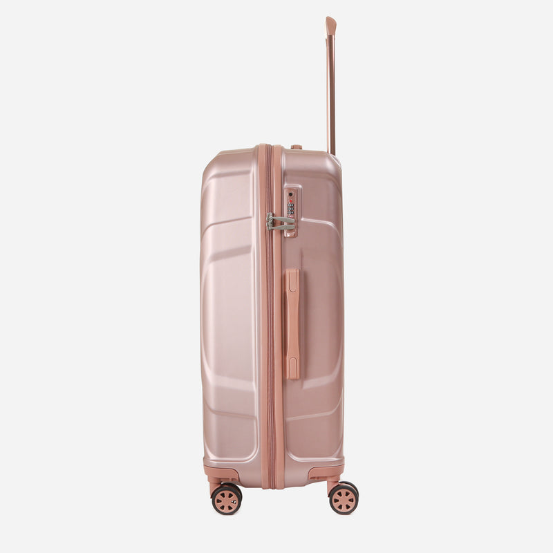 Travel Basic KX TB Dolly 28-Inch Hard Case Luggage in Rose Gold