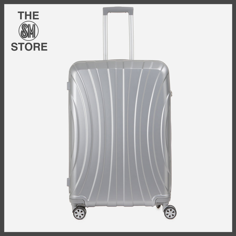 Travel Basic KX TB Dolly 28-Inch Hard Case Luggage in Silver