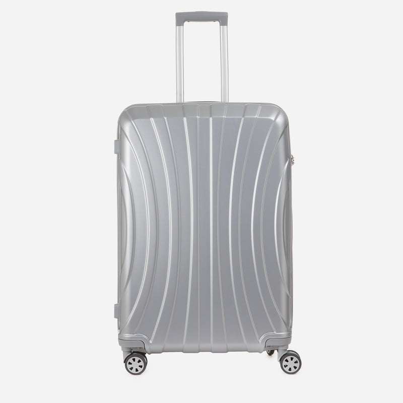 Travel Basic KX TB Dolly 28-Inch Hard Case Luggage in Silver