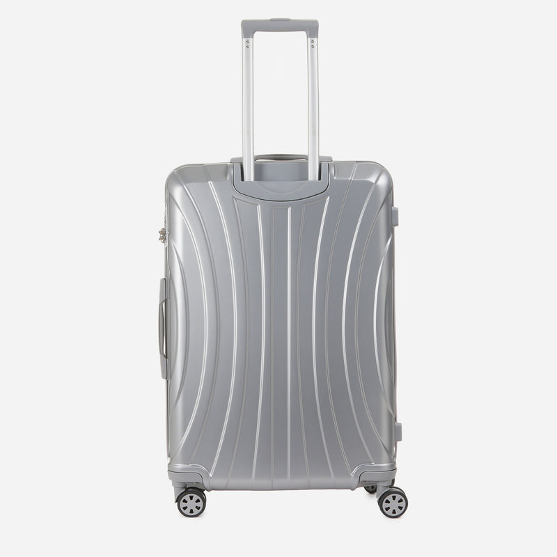 Travel Basic KX TB Dolly 28-Inch Hard Case Luggage in Silver