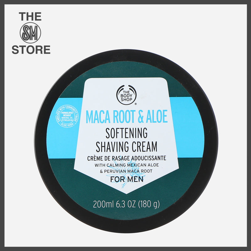 The Body Shop Maca Root & Aloe Softening Shaving Cream 200ml