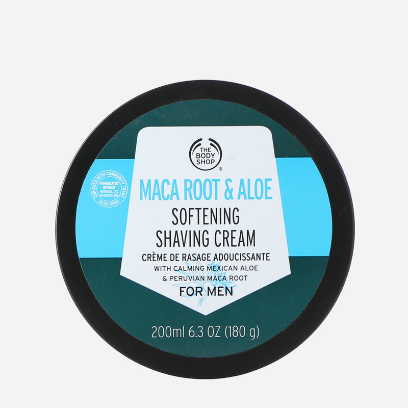 The Body Shop Maca Root & Aloe Softening Shaving Cream 200ml