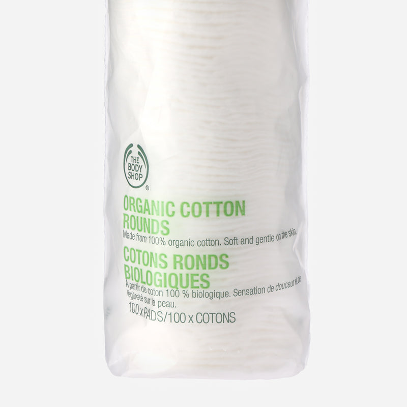 The Body Shop Organic Cotton Pads 100 Rounds